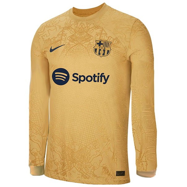 Tailandia Camiseta Barcelona Replica Segunda Ropa ML 2022/23